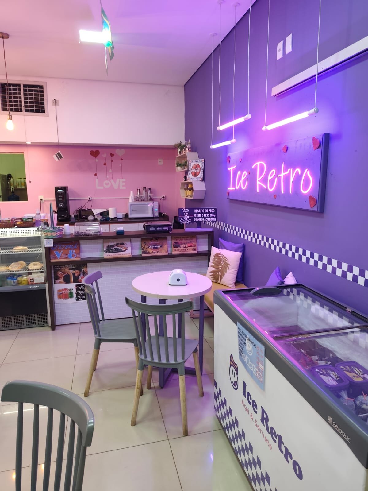 EM VILHENA: Ice Retro resgata clima dos anos 80 em espaço aconchegante e cheio de nostalgia