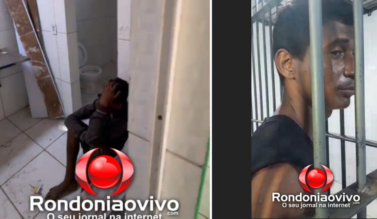 VÍDEO: Homem entra para furtar em prédio, pega no sono e é acordado pela PM