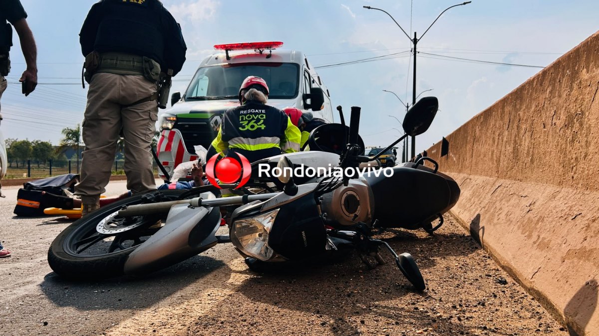URGENTE: Funcionário da distribuidora Brasil sofre grave acidente na BR-364