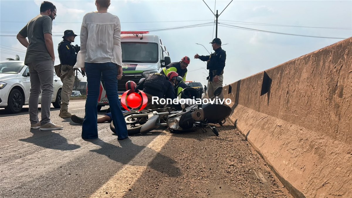 URGENTE: Funcionário da distribuidora Brasil sofre grave acidente na BR-364