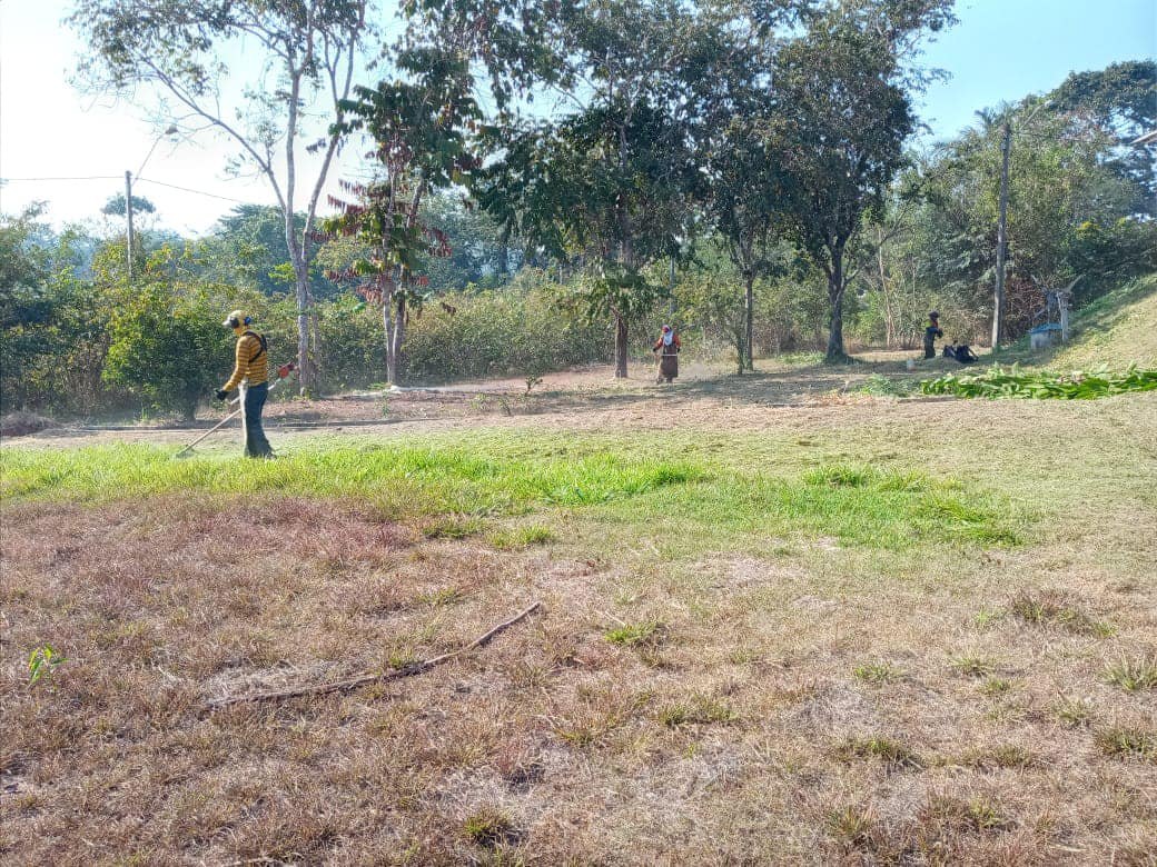  EDIMILSON DOURADO: Mutirão de limpeza é realizado na Vila Nova de Teotônio a pedido do vereador