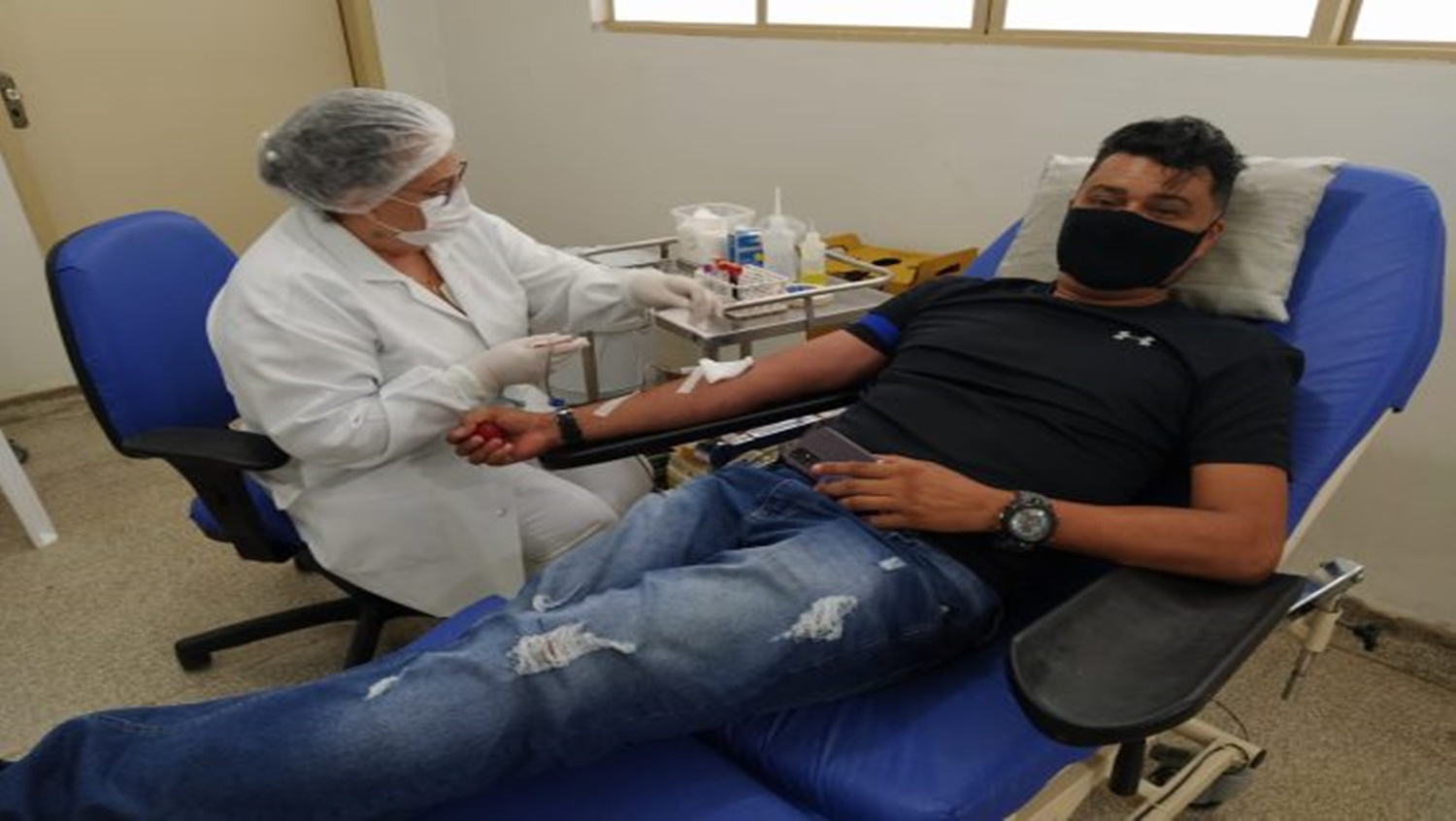 SOLIDARIEDADE: Fhemeron de Vilhena faz alerta à população para doar sangue e salvar vidas
