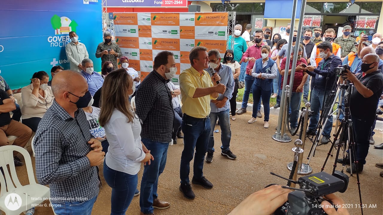 VILHENA: Luizinho Goebel participa de lançamento do Tchau Poeira e destaca ações 