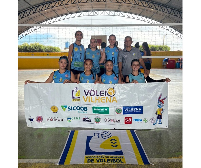 VOLEIBOL: Meninas da AVV conquistam ouro em Nova Brasilândia