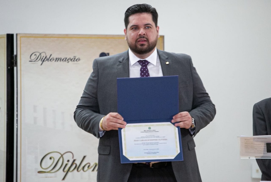 ELEITO: Jean Oliveira é diplomado e vai ao 4º mandato de deputado estadual