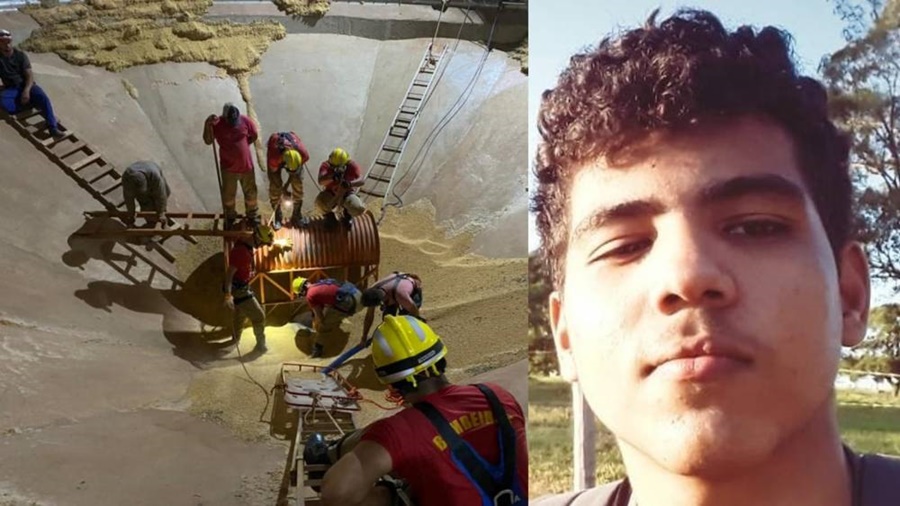 ACIDENTE: Rapaz de 20 anos morre após cair e ser soterrado em silo de soja