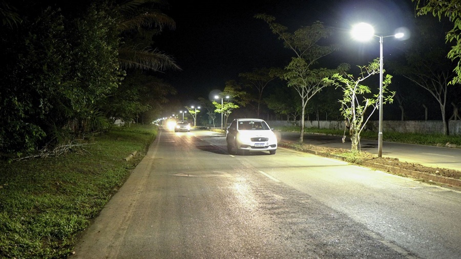 CAPITAL: Estrada do Aeroporto e passa a ser iluminada garantindo mais segurança