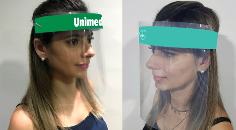 Máscaras Face Shield personalizadas para empresas, crianças e adultos