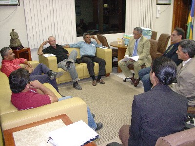 Itegrantes do MCC são recebidos pelo presidente do TJ/RO - Foto