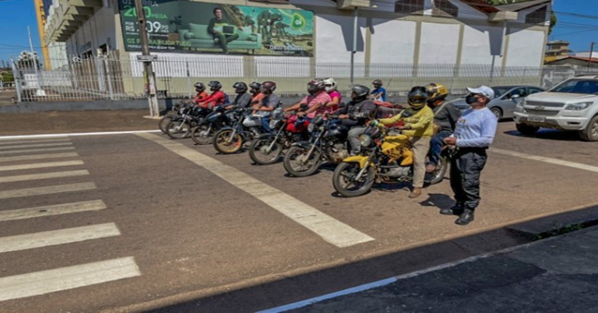 TRÂNSITO: Mais de 20 bolsões para motociclistas são implantados em Porto Velho