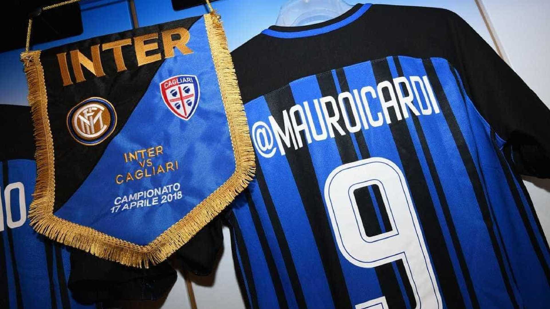 Inter de Milão troca nomes de jogadores por perfis de redes sociais