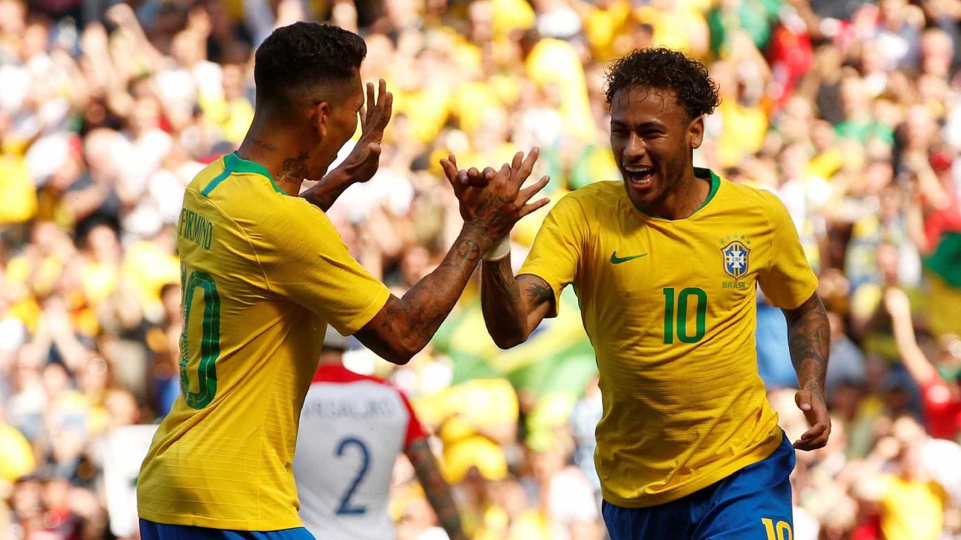 2 X 0: Neymar volta aos gramados, marca golaço e Brasil vence a Croácia