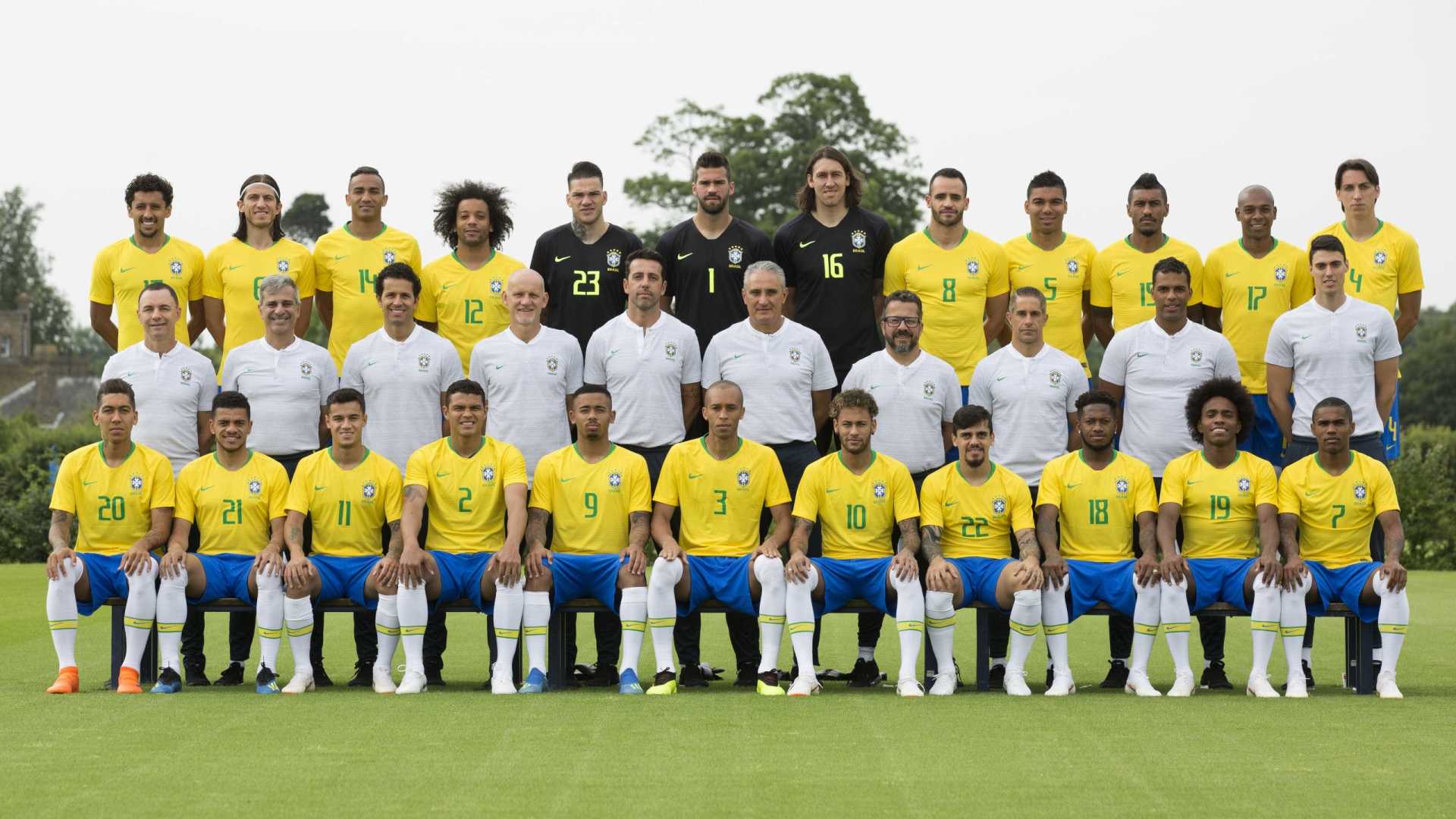 SORRIA: CBF divulga foto oficial da seleção brasileira para a Copa do Mundo