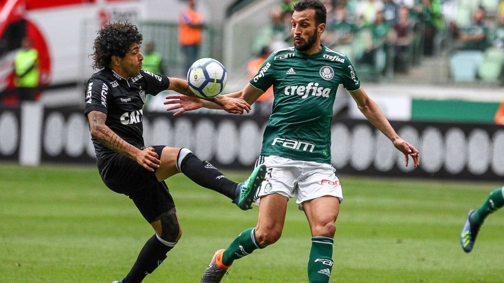 ALLIANZ PARQUE: Bruno Henrique marca duas vezes e Palmeiras vence o Atlético-MG