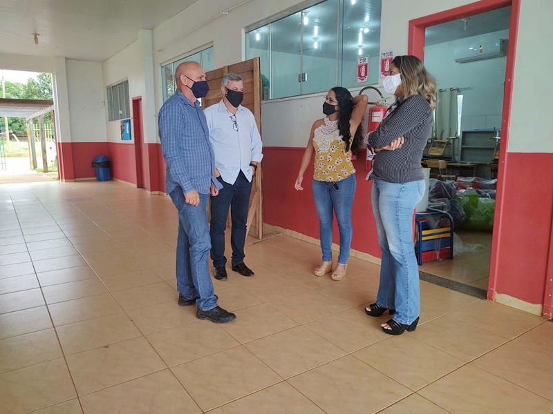 EM VILHENA: Ezequiel Neiva anuncia recursos para escola Vilma Vieira