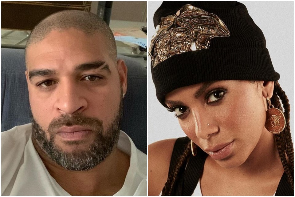 Adriano Imperador pede ingressos de show a Anitta e choca a web