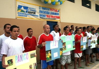 Apenados participam da segunda edição do Campeonato de Futsal no Panda