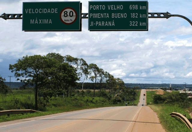 PRIVATIZANDO: BR 364 terá sete praças de pedágio entre Porto Velho e Vilhena