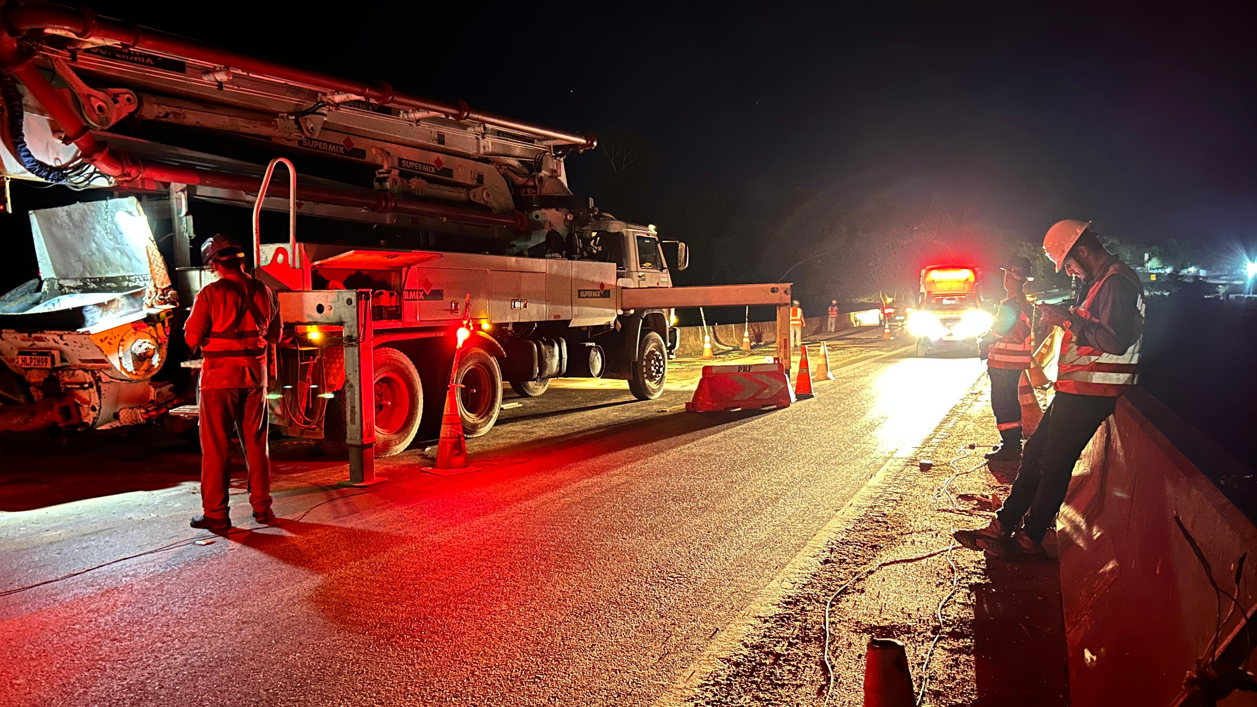 REFORÇO DA ESTRUTURA: Ponte do rio Candeias será liberada para caminhões de cargas neste domingo (29)