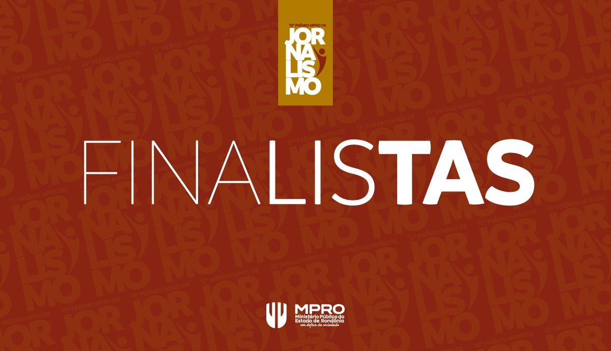 RESULTADOS: MPRO divulgará finalistas do 13º Prêmio de Jornalismo na quinta (07)