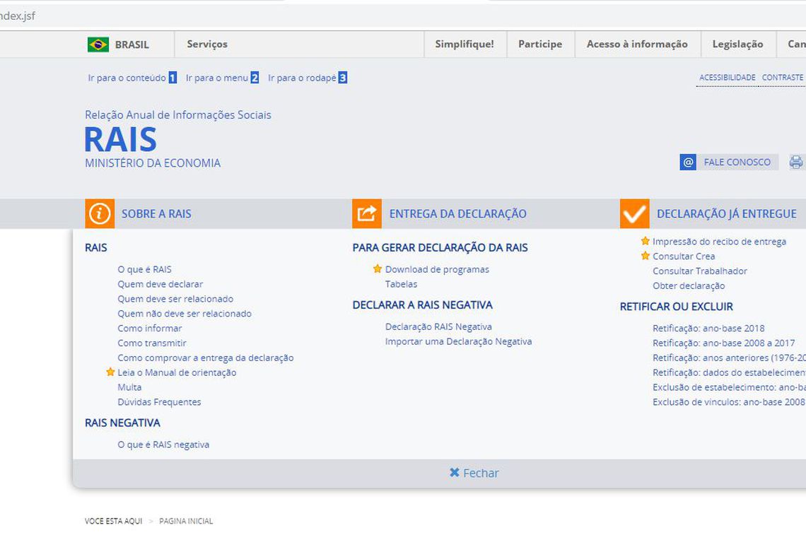 ÚLTIMO DIA: Governo Federal informa que prazo de entrega da Rais acaba hoje