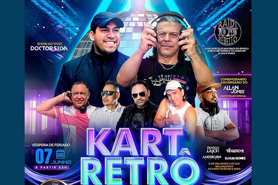 NOSTALGIA: KartBar recebe 2ª edição do evento Flashback com os melhores DJs Retrô
