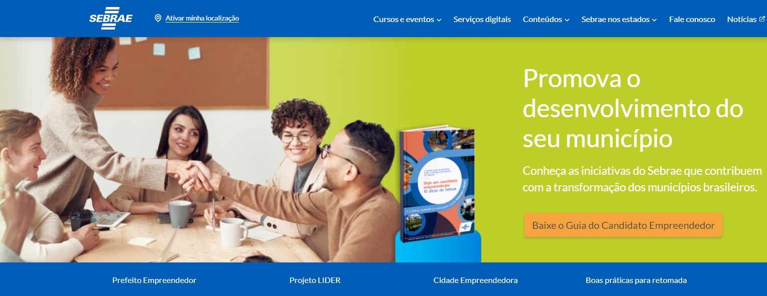 SEBRAE NAS ELEIÇÕES: Confira cinco passos para se tornar um gestor empreendedor