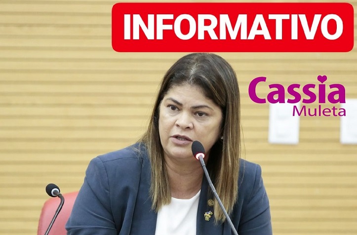 INFORMATIVO: Cássia Muleta faz esclarecimento sobre terreno para construir prefeitura