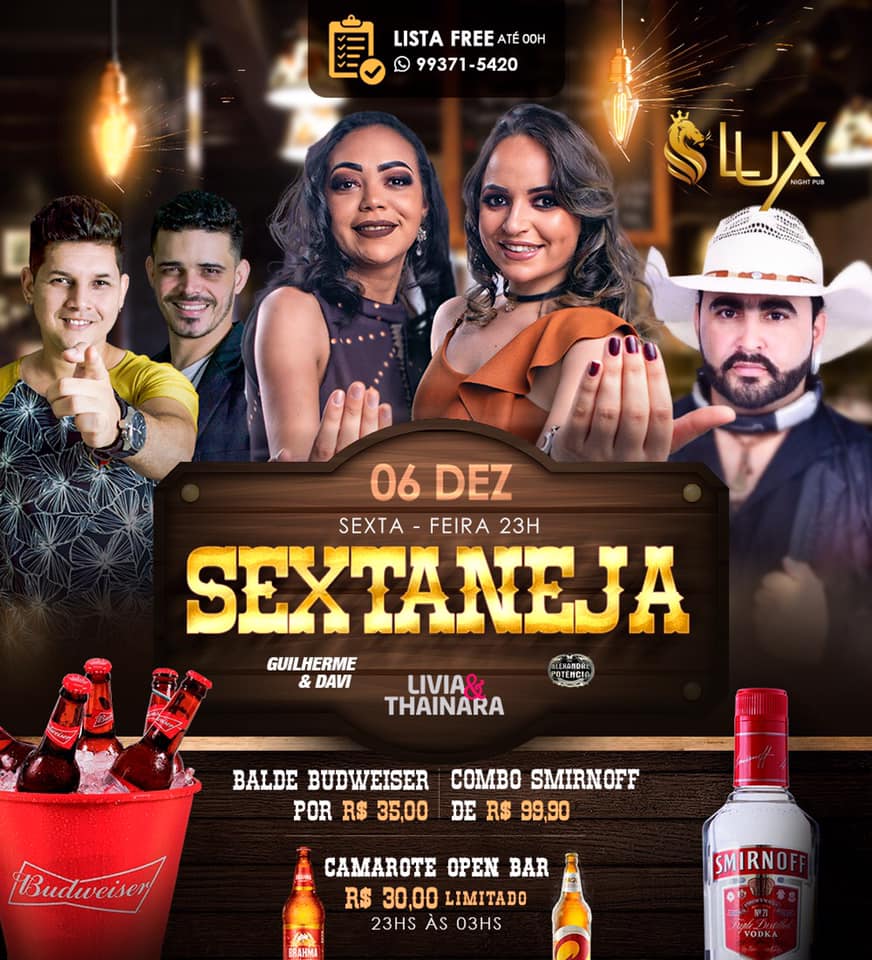 Curta a Sextaneja mais animada da cidade com a galera