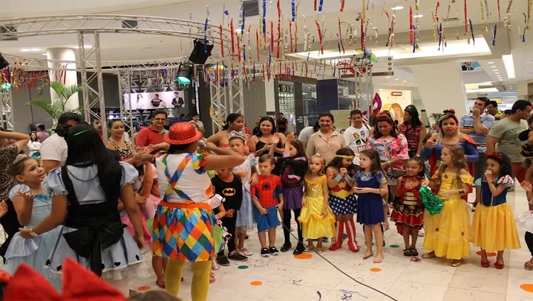 GRATUITO: Terá baile infantil e concurso de fantasia neste domingo no Porto Velho Shopping