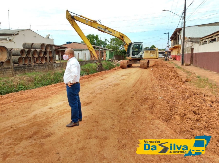 BAIRRO LAGOINHA: Pedido do vereador Da Silva do SINTTRAR é atendido e põe fim a alagação