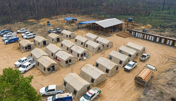 QUEIMADAS: MPRO realiza visita técnica à base de combate às queimadas na Estação Ecológica Soldado da Borracha