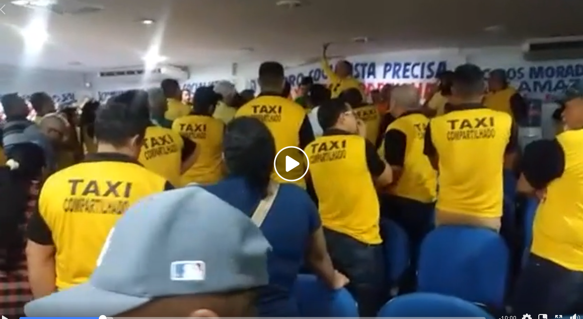 TRANSPORTE - VÍDEO: “A Luta continua” diz taxista sobre regulamentação de Táxi Compartilhado na capital