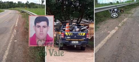 TRÁGICO: Motociclista morre após perder controle da direção em rodovia de Rondônia