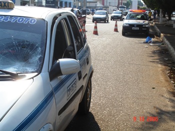 Atropelamento na avenida Nações Unidas