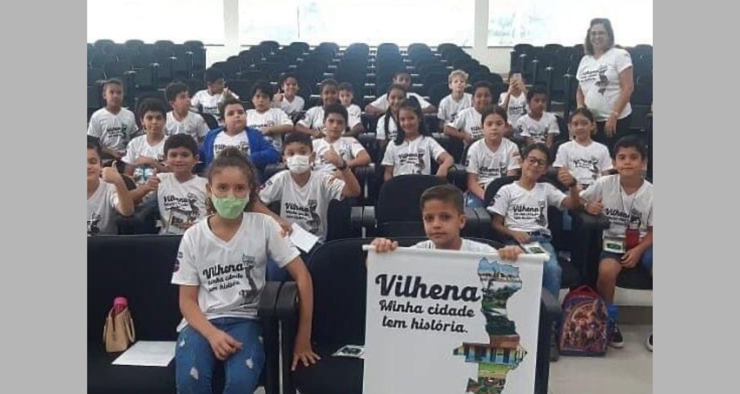 CRIANÇAS:  Projetos escolar apresenta história de Vilhena aos alunos do município
