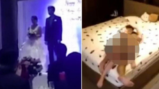 TRAIÇÃO: Durante casamento, noivo exibe em telão vídeo em que a noiva faz sexo com cunhado