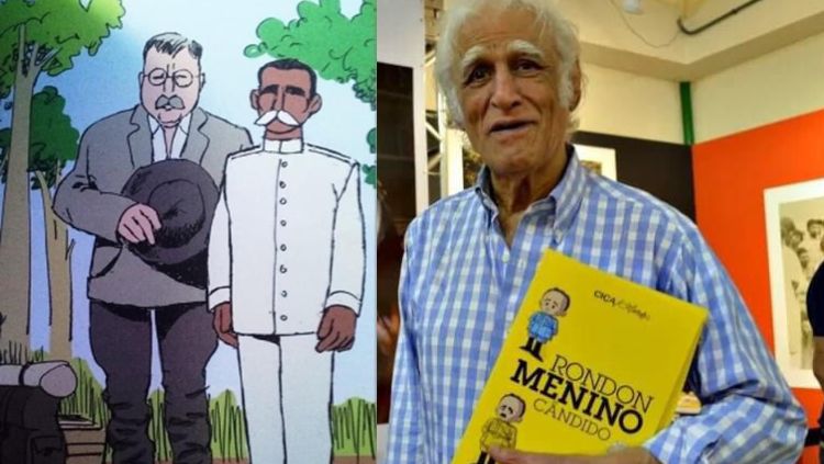 ZIRALDO E O MENINO RONDON:  Cartunista lançou livro em Rondônia homenageando herói