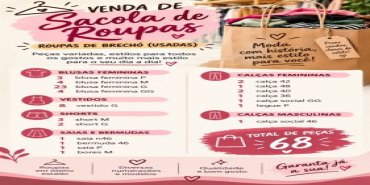 Roupas usadas para Brechó 
