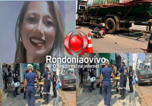 IDENTIFICADA: Locutora morre após ser atropelada por caminhão limpa fossa na Carlos Gomes