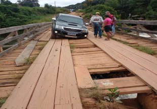 PEDIDO DE PROVIDÊNCIA: Ponte do Rio Preto preocupa moradores da região