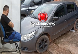 FILMADO: Homem é detido na zona Leste com carro utilizado em série de furtos