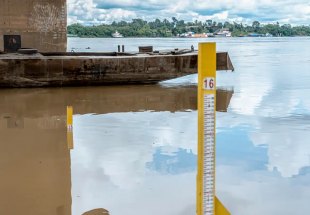 EFEITO CLIMÁTICO: Rio Madeira apresenta indicador de seca intensa em Rondônia