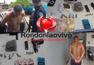 ZONA SUL: Mais um criminoso é preso com pistola e drogas durante operação policial