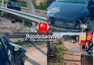 MAIS UM: Polo atinge outro poste e motorista foge na Rua da Beira