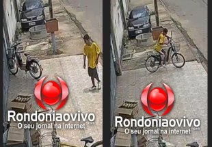 VÍDEO: Ladrão de bicicleta elétrica é flagrado agindo em frente de loja em Porto Velho