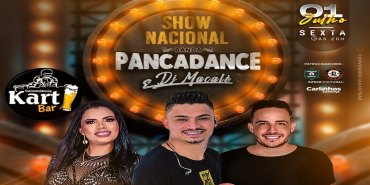 Sorteio de ingressos para show da banda Pancadance e DJ Macalé no Kart bar