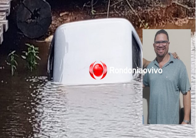 LAMENTÁVEL: Corpo de vendedor é encontrado dentro de rio junto com caminhonete 