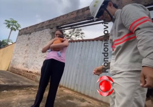 SOLIDARIEDADE: Eletricista da Energisa salva vida de bebê engasgado