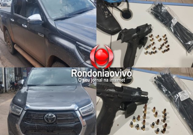 DÍVIDA DE FAZENDEIRO: Empresário e comparsas são presos com arma roubada durante cobrança